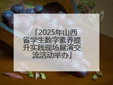 2025年山西省学生数字素养提升实践现场展演交流活动举办