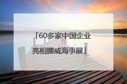 60多家中国企业亮相挪威海事展