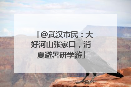 @武汉市民：大好河山张家口，消夏避暑研学游