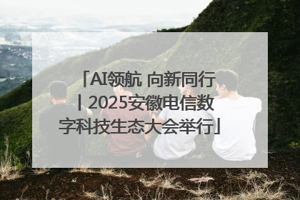 AI领航 向新同行丨2025安徽电信数字科技生态大会举行