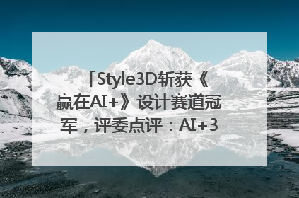 Style3D斩获《赢在AI+》设计赛道冠军，评委点评：AI+3D技术世界第一